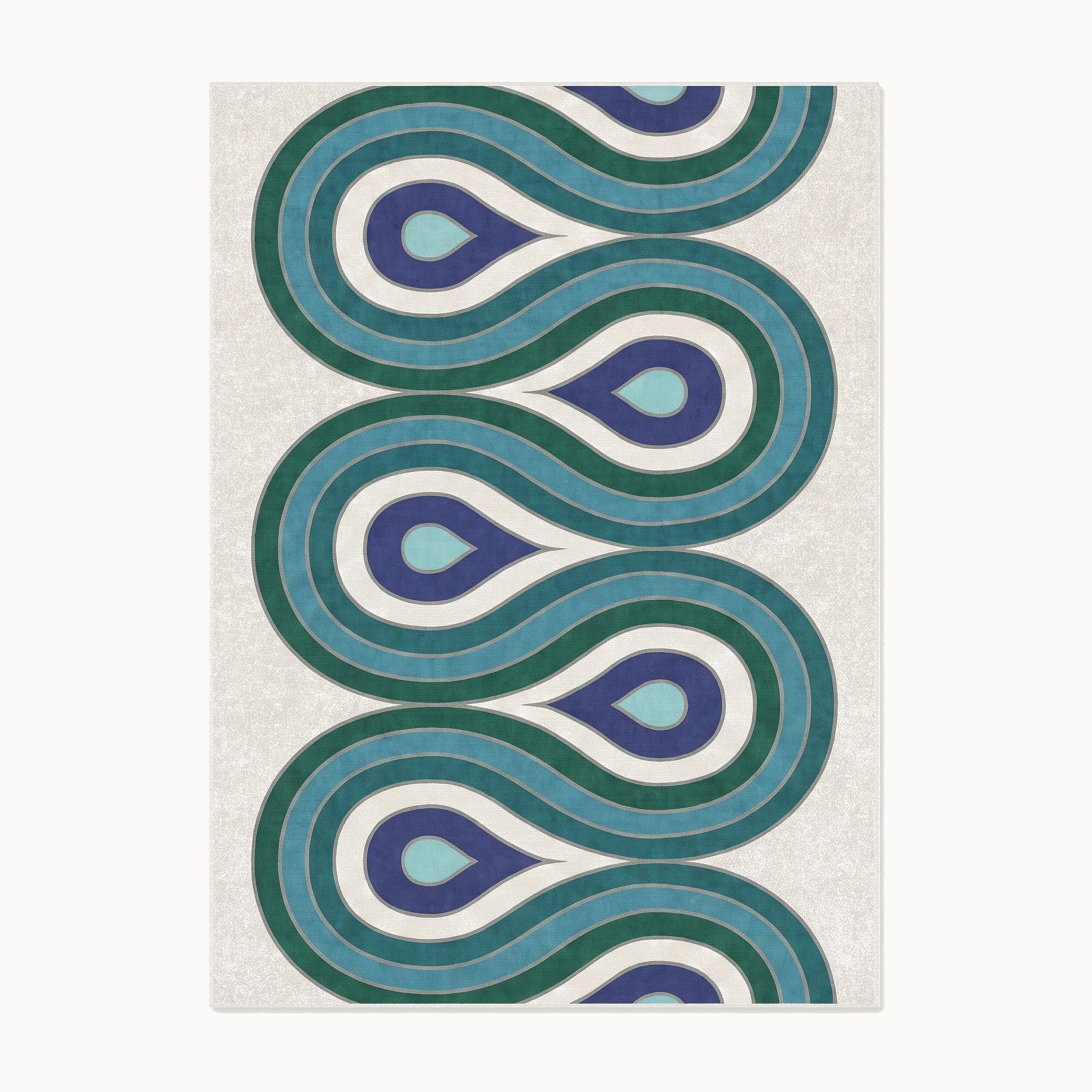 Milano Peacock Rug 8x10