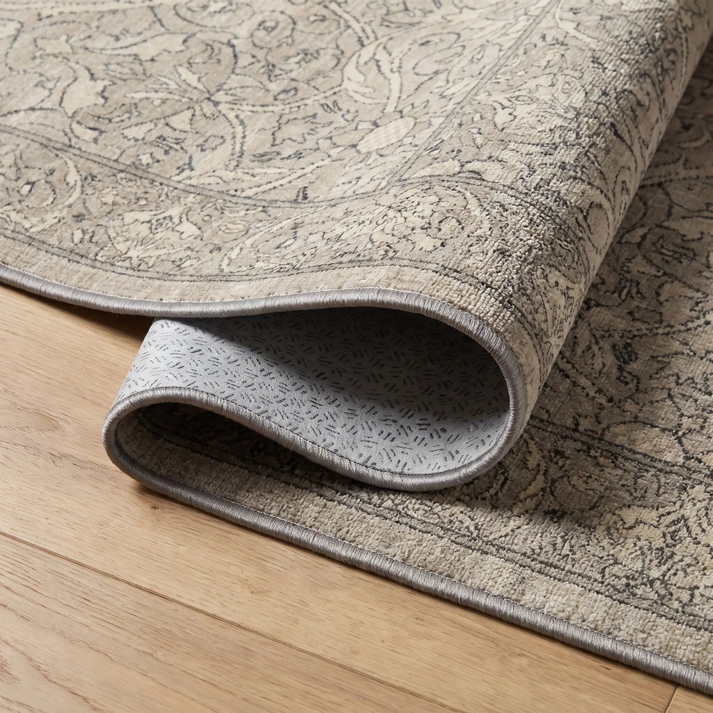 Montreal Natural Stone Rug folded corner detail