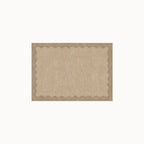 Orla Tan Rug in the 3 ft by 5 ft size