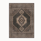 Rayne Charcoal and Tan Rug 8x10