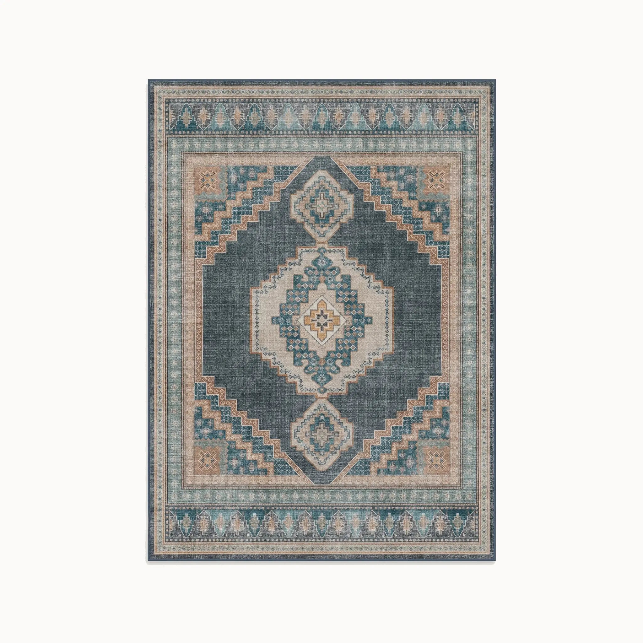 Rayne Soft Navy Rug 5x7