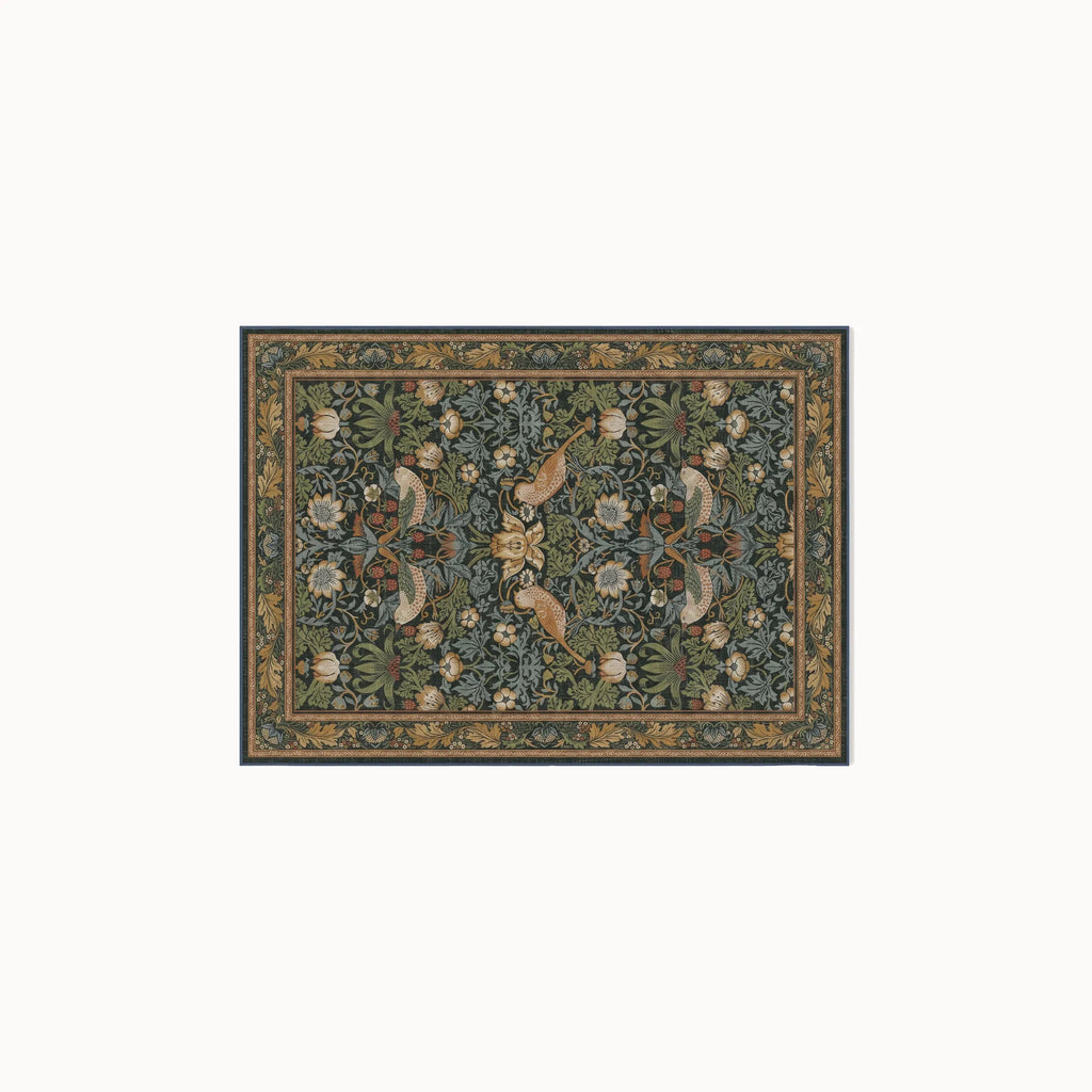 Strawberry Thief Indigo Rug 3x5