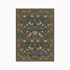 Strawberry Thief Indigo Rug 5x7