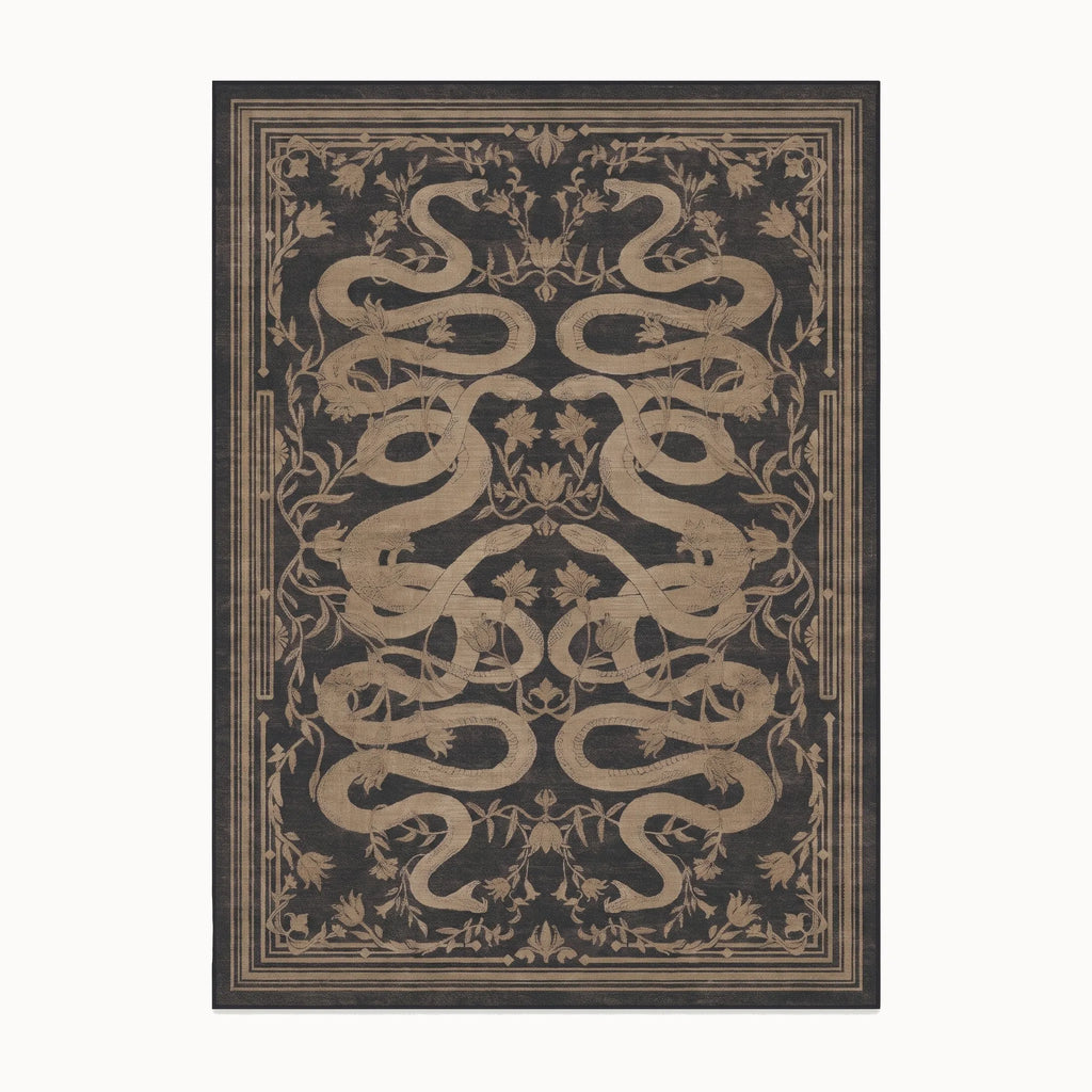 Sumaya Soft Black Rug 8x10