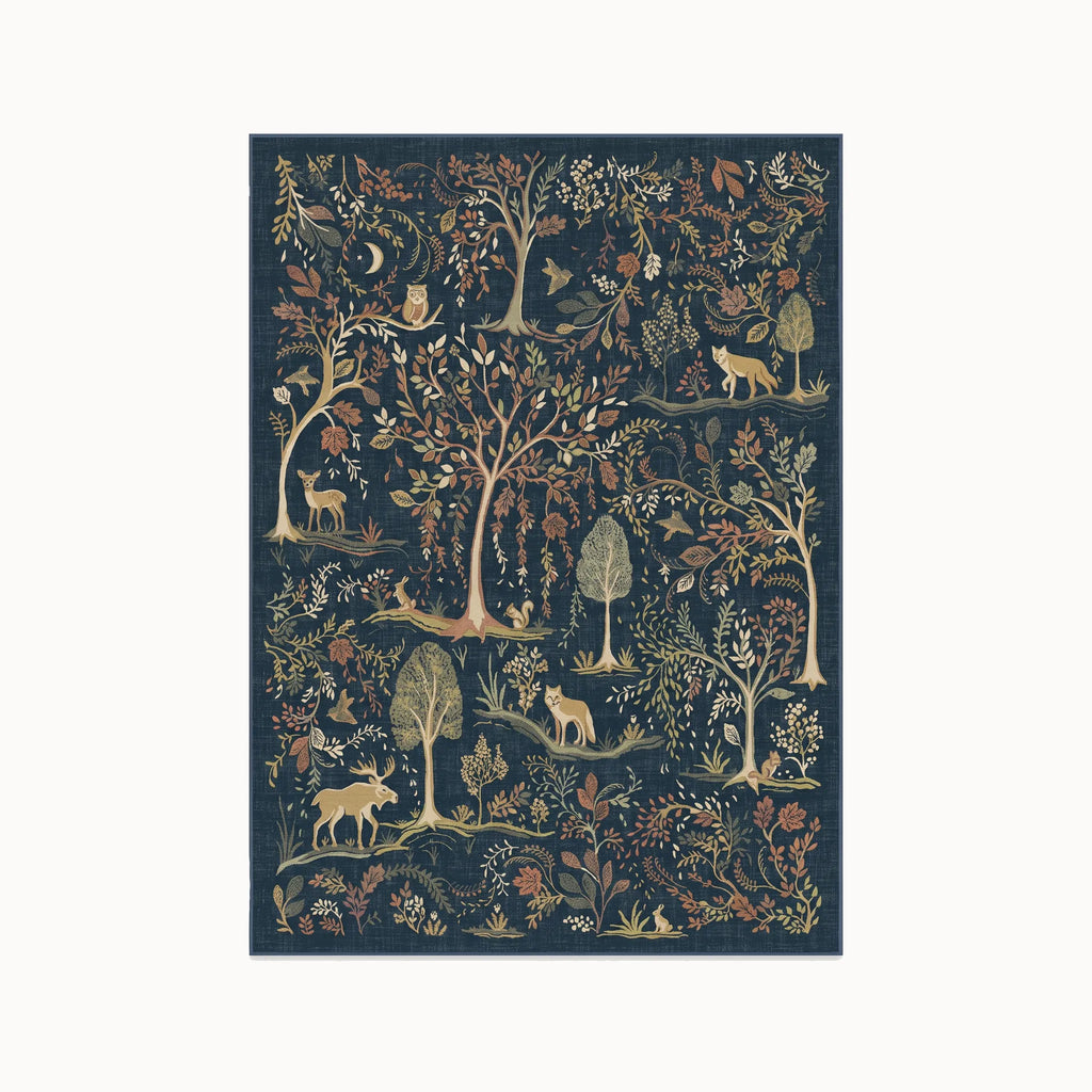 Wilder Blue Multicolor Rug 5x7