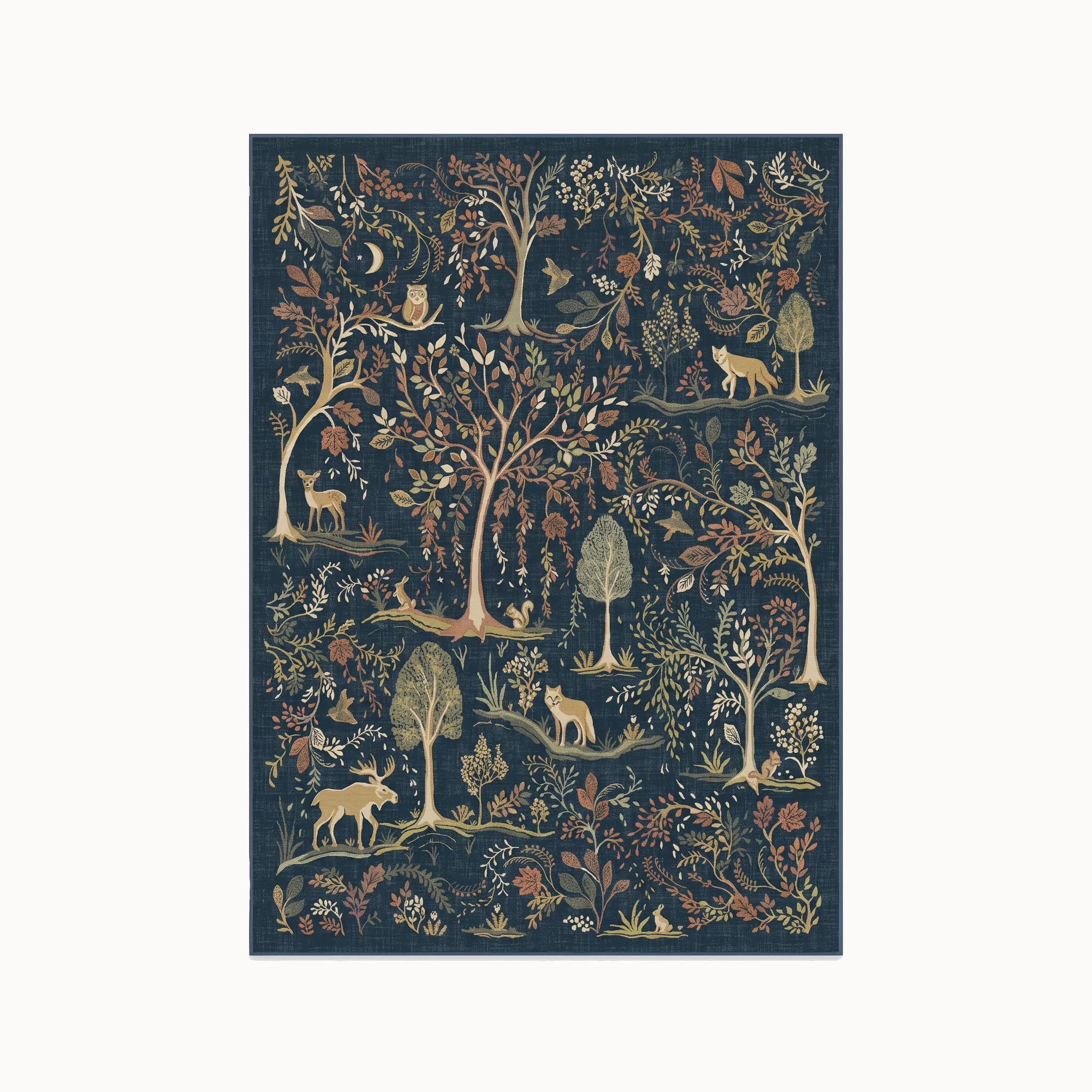 Wilder Blue Multicolor Rug 5x7